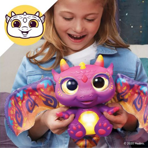 عروسک رباتیک بیبی دراگون مودوینگز FurReal مدل FurReal Moodwings Baby Dragon Interactive Pet-اسباب بازی
